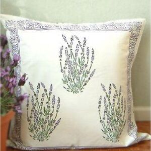 Saffron Marigold Lavender Dreams Boudoir Pillow Sham Pair NWT